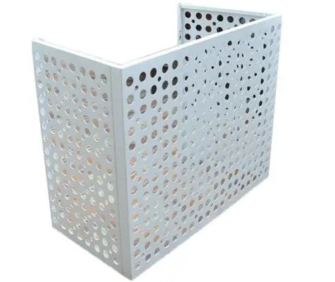 沖孔鏤空鋁單板空調(diào)罩